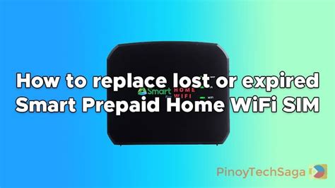 How to replace lost or expired Smart Prepaid Home .